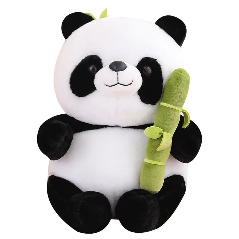 20cm Kawaii Panda With Bamboo Soft Stuffed International Favorite Dolls Birthday Christmas Gifts Presents For Kids