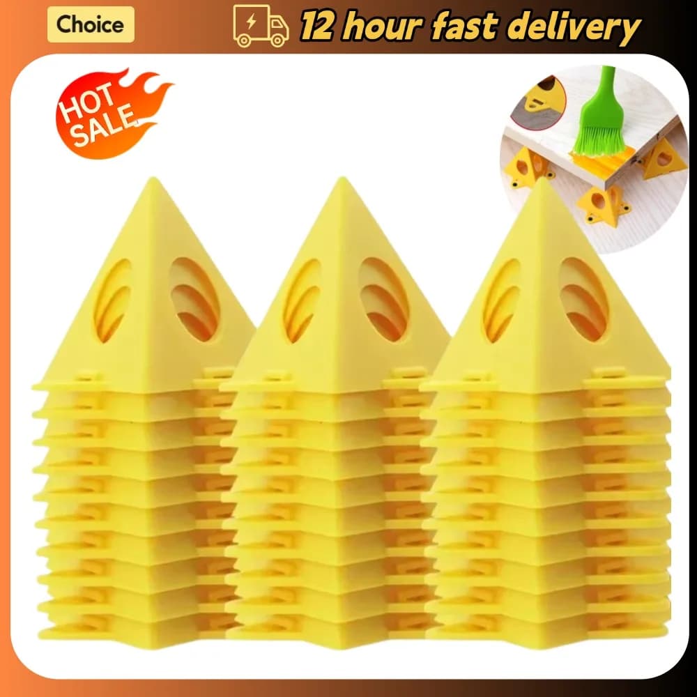 Mini pyramid support frame tripod supports for woodworking paint triangular brackets for spray coating set of auxiliary tools for pillow blocks