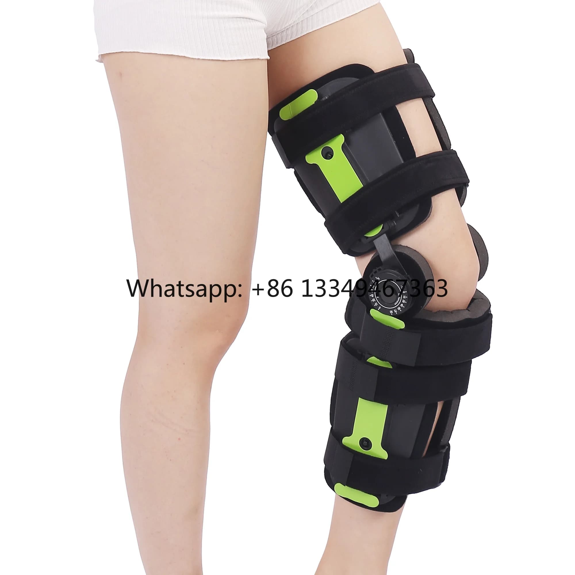 Post Op Knee Brace with Adjustable Hinge Stability Support Knee Support