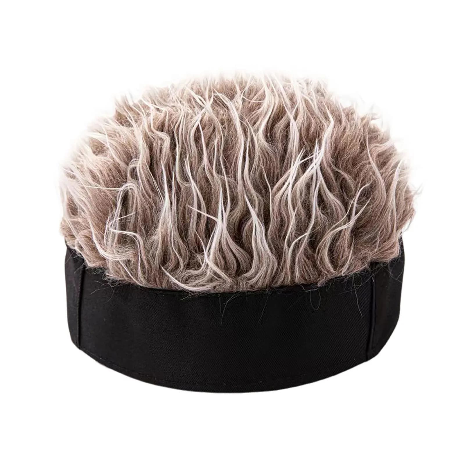 Cappello Beanie con Parrucca Divertente, Leggero e Traspirante, Accessorio per Cosplay e Feste, Copricapo Regolabile per Uomini e Donne, Cappelli alla Moda