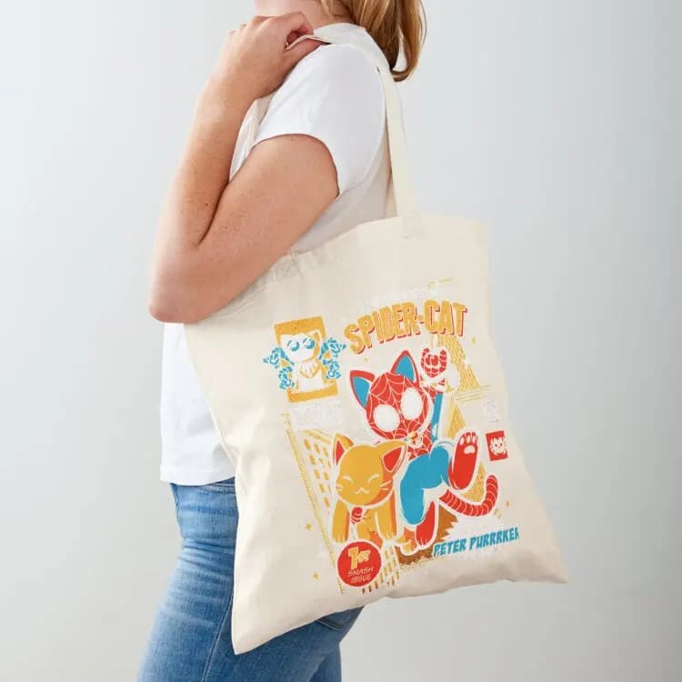 the ameozing spider cat spider cat hoodies spider cat Tote Bag Women's shopper bag tote bag custom shopping trolley