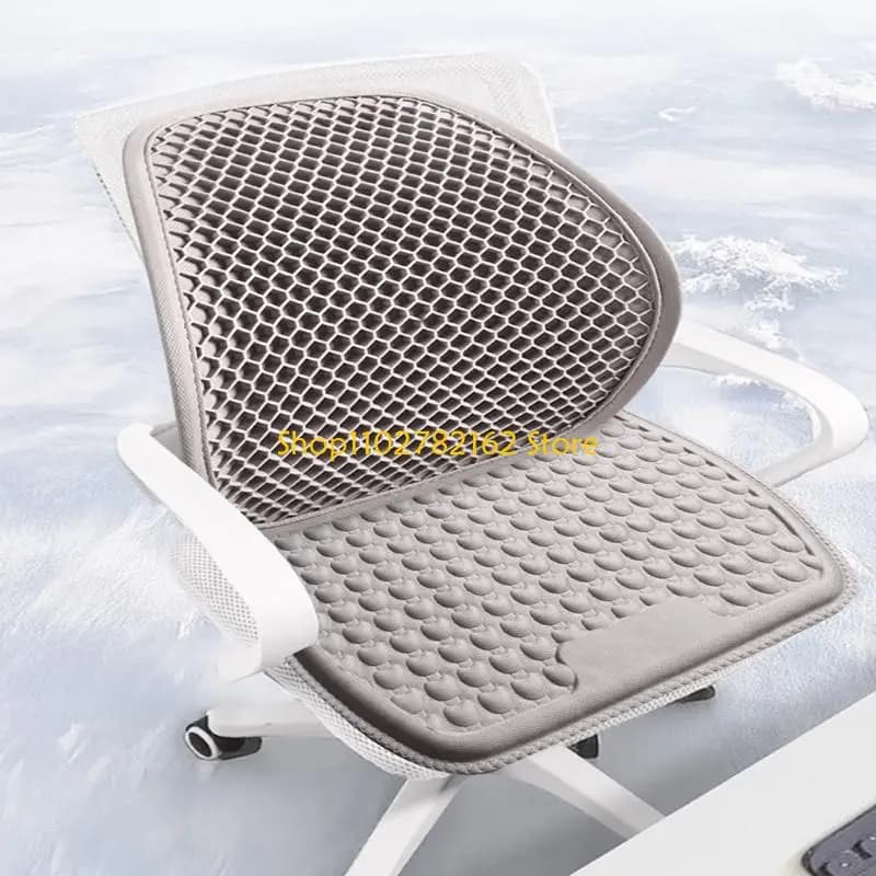 547B Cuscino raffreddamento ergonomico per auto con design a nido d'ape per flussi d e controllo della temperatura del