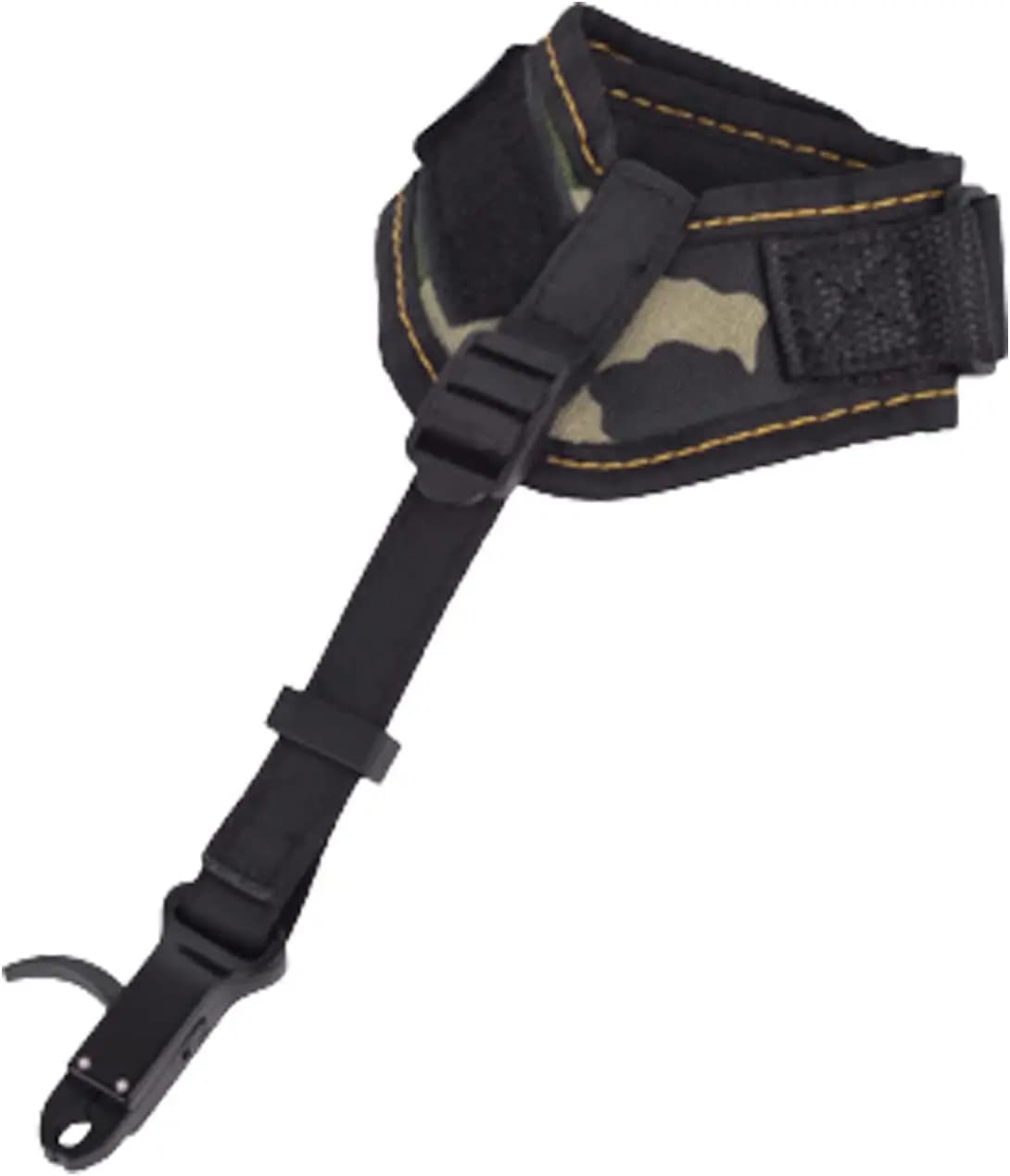 Aiuti per il rilascio dell'arco composto per tiro con l'arco Cinturino da polso mimetico Trigger Caliper Rilascio dell'arco regolabile per la pratica del bersaglio per adulti/giovani