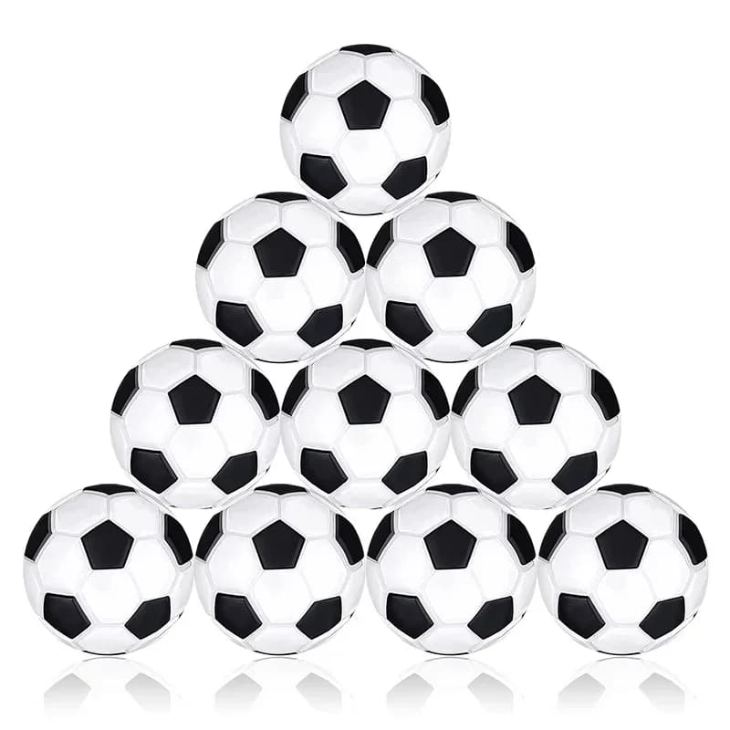 10 pz 28/32/36mm Pallone da calcio da tavolo Gioco da interni Calcio Tavolo in resina Giochi di calcio Babyfoot Desktop Genitore-figlio interattivo