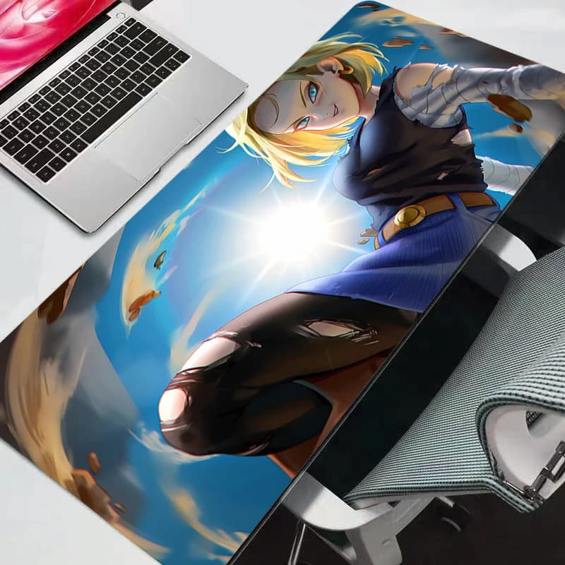 Tappetini per mouse grandi, Tappetino per mouse Dragon Ball DBZ Anime, Tappetino da scrivania nuovo per computer, Accessori gaming per tastiera, Mousepad anime