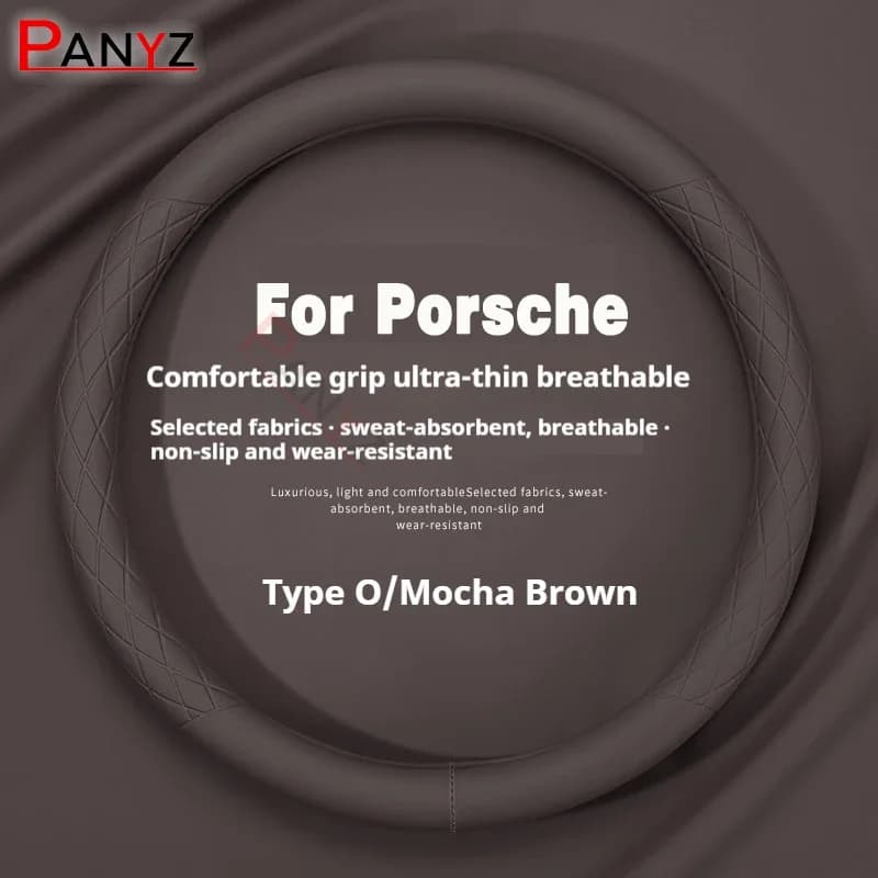 Universal PU Leather Breathable Breathable Car Cover for compatible Porsche 911 718 928 968 992 Boxster Cayman