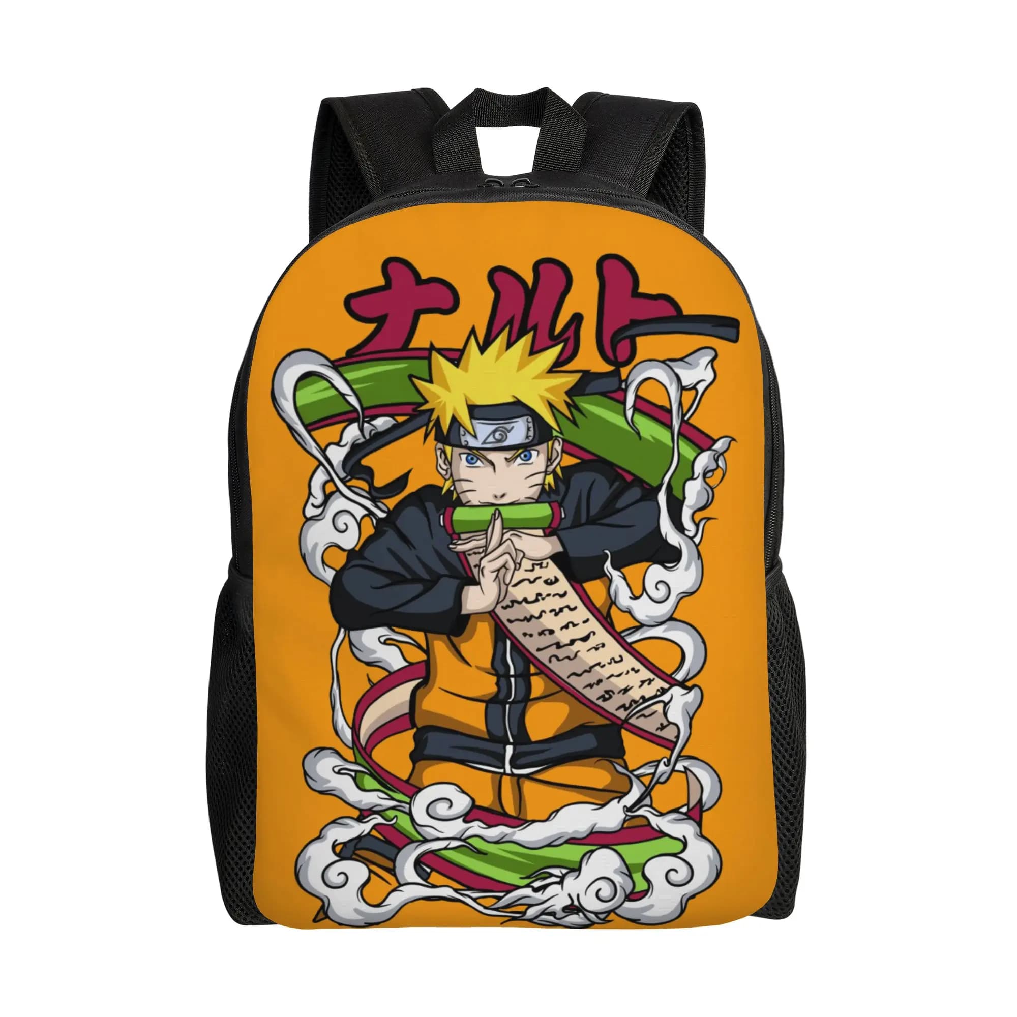 Custom Uzumakies Anime Backpack for Women Men Water Resistant College School Bag Printing Bookbags
