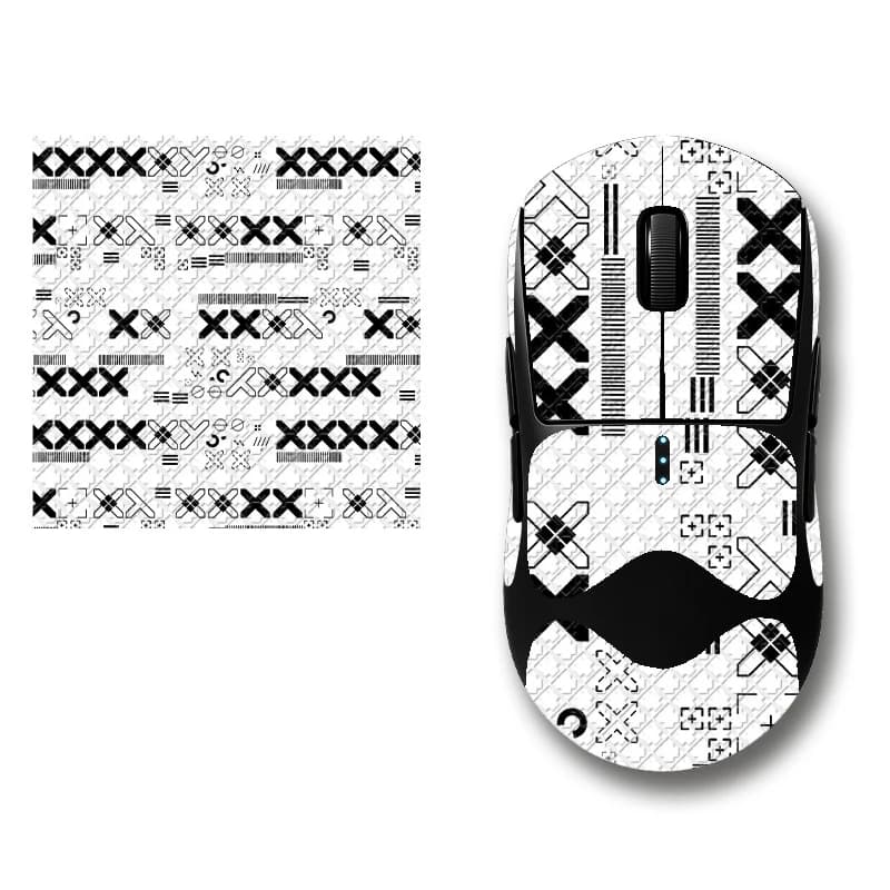 Adesivo per mouse da gioco fai-da-te resistente al sudore, nastro per mouse antiscivolo universale, resistente all'usura di lunga durata 15 * 14,8 cm