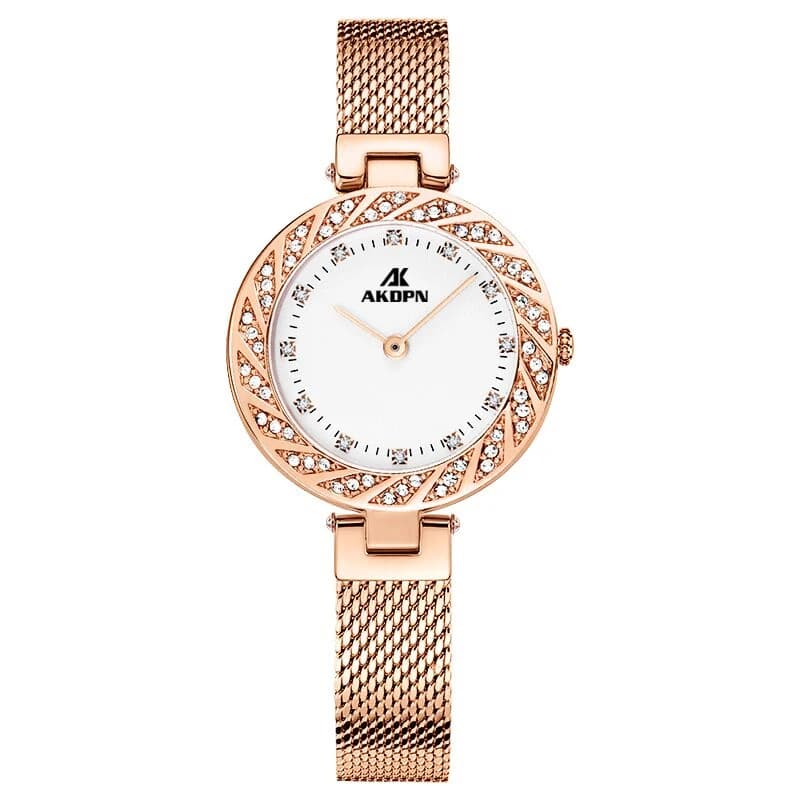 Orologio da donna Top Luxury Brand Orologio da polso da donna impermeabile in maglia di acciaio Orologio da polso femminile al quarzo Orologio da ragazza affascinante reloj mujer
