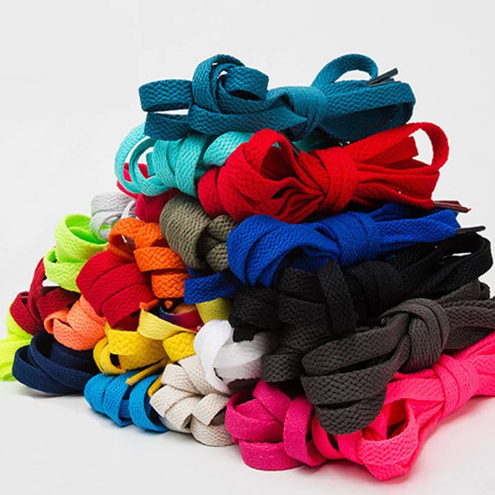 15 Paia di Lacci Piatti Colorati da 120 Cm per Scarpe da Corsa, Jogging, Sneakers, Casual, Tennis, Escursionismo, Leggeri e Resistenti