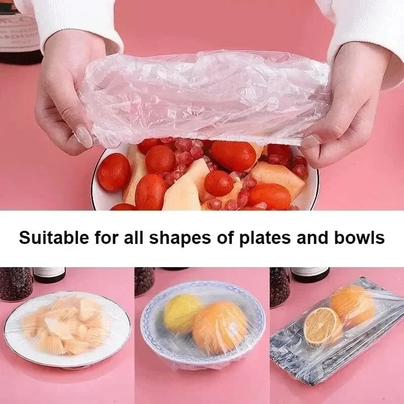 100-1000Pcs Clear Disposable Shower Caps Waterproof Elastic Fit Bath Hats for Women Hair Extensions Braids Salon Travel Use