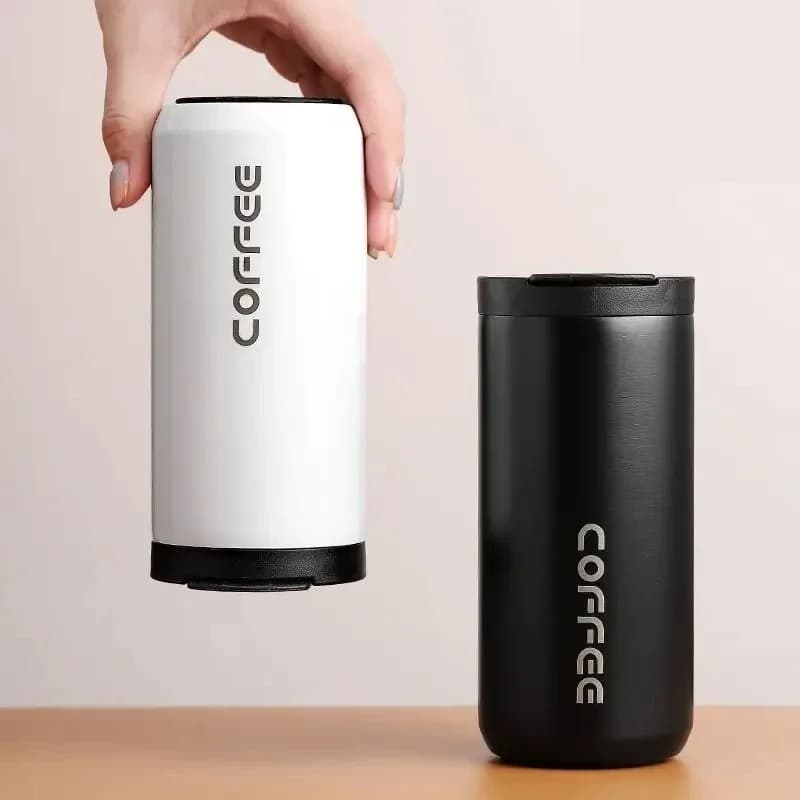 Thermos da caffè in acciaio inossidabile da 400ML boccette sottovuoto per auto a tenuta stagna tazza da caffè termica bottiglia isolata portatile da viaggio portatile