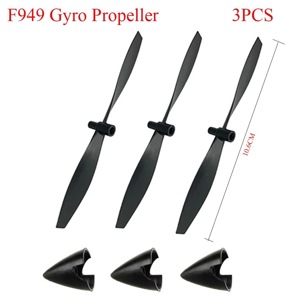 Wltoys F949 RC Airplane spare parts Park10toys F949 3CH RC Airplane Spare Parts Landing Gear Set And Propeller