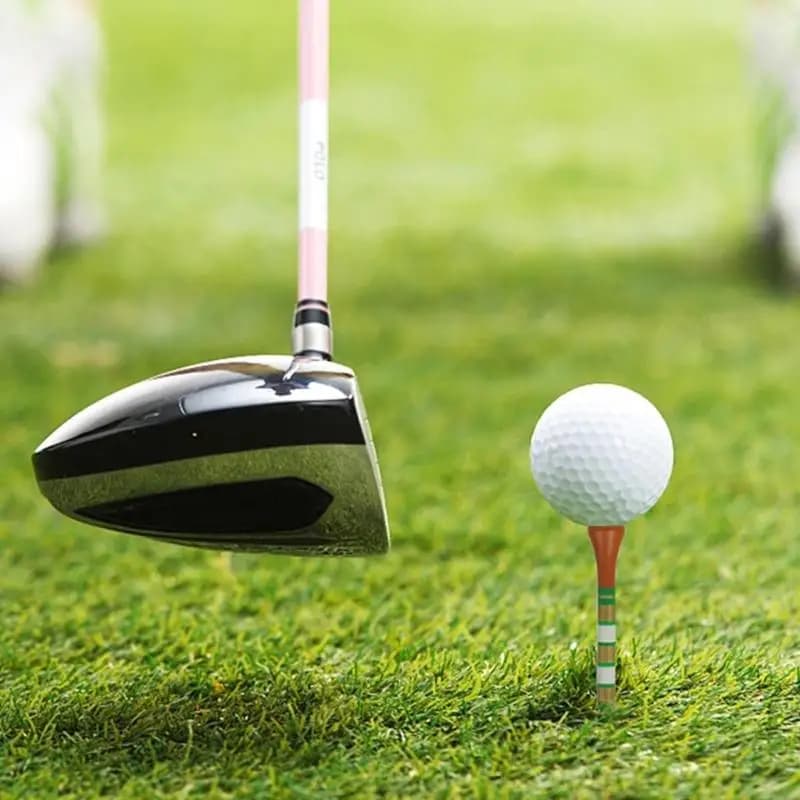 83mm Wooden Golf Ball Tees , 50 Pack Golf Tees for Grass Practice Use Daily JOME