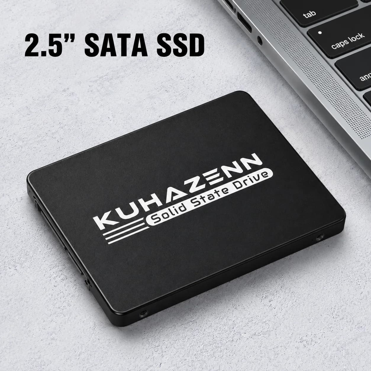 512GB 2.5" SATA3 SSD 3D NAND Flash Internal Solid State Drive Compatible with PS4 Laptop Desktop