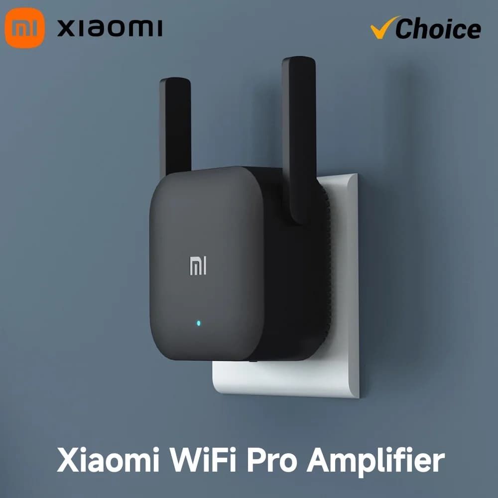 Xiaomi Pro Ripetitore WiFi 300Mbps, Amplificatore di Segnale Wireless 2.4G con Doppia Antenna Esterna, App Mi Home per Copertura Completa della Casa
