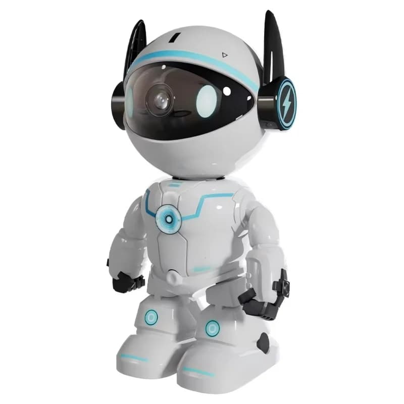 Telecamera robot Wifi Telecamera di sicurezza domestica per interni da 3 MP Visione notturna Audio bidirezionale Monitoraggio automatico Baby monitor da interno