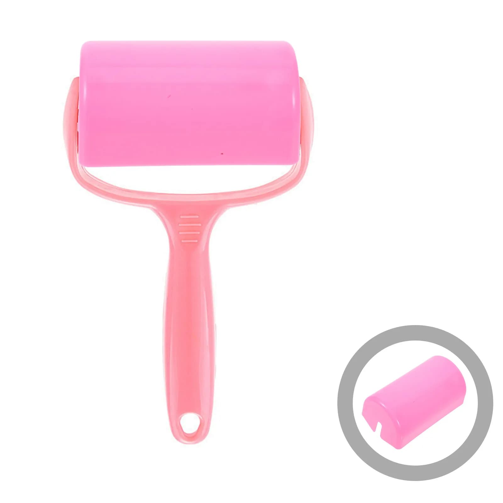 Coperture di Ricambio in Plastica per Rullo Leva-Pelucchi, Coperture Protettive di Ricambio da 10 cm, Accessori Portatili Antipolvere