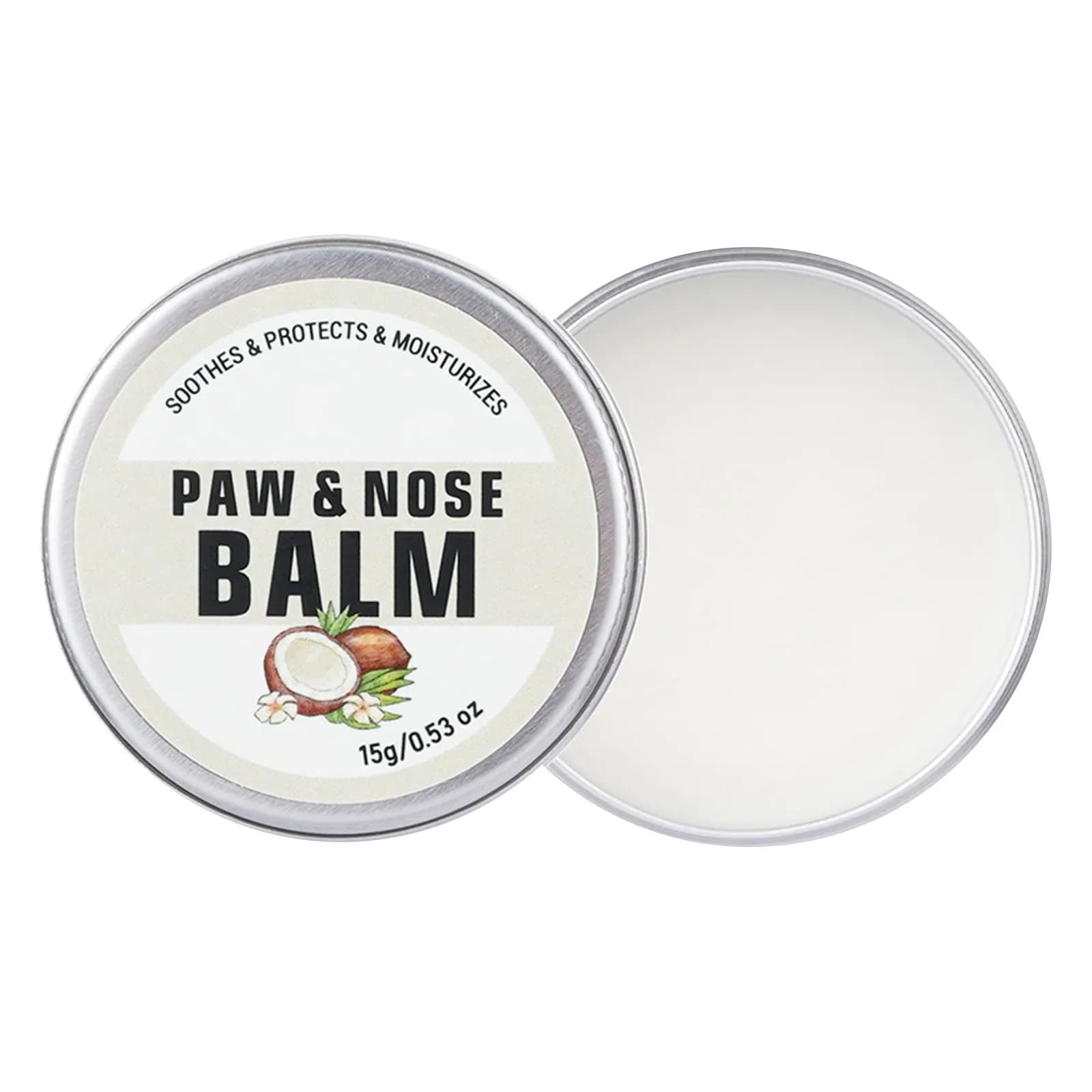1 Pezzo Balsamo per Zampe di Cane, Crema Idratante Naturale, Cera per Zampe di Gatto, Protezione Naso, Idratante, Riparazione Dita Screpolate, Cura Invernale per Animali Domestici