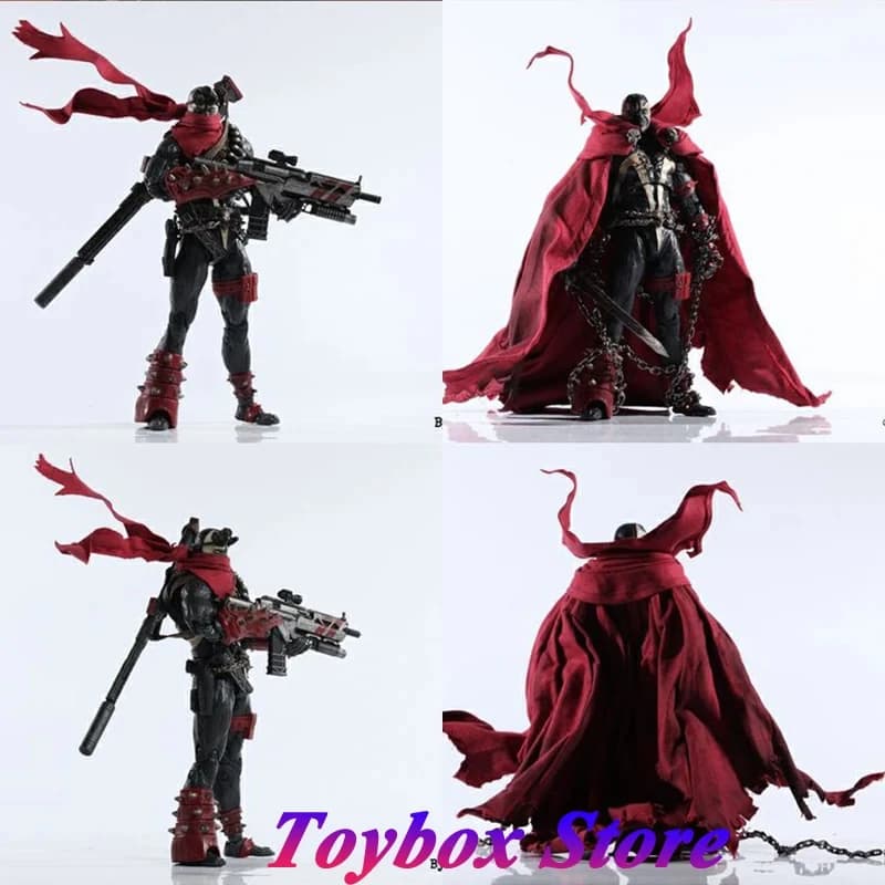 1/12 Assaulter Soldier Wire Shaped Scarf Spawn Soldier Red Long Cape Mini Clothes Accessory Toys For 7inch Diy Decoration