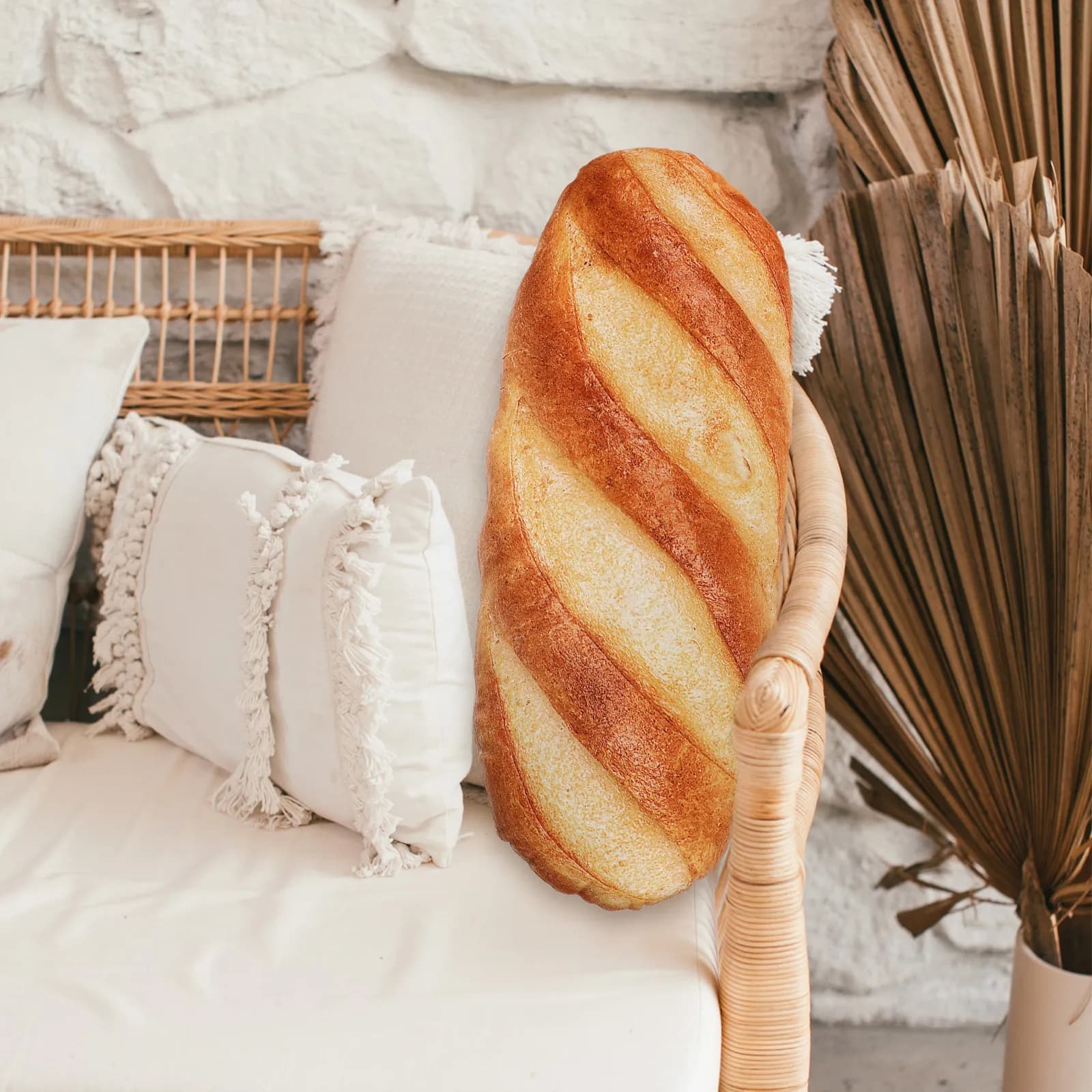 Cuscino Decorativo a Forma di Pane, in Cotone PP Delicato sulla Pelle, per Divano, Supporto Lombare, Letto, Arredamento Casa, Cuscino da Abbraccio