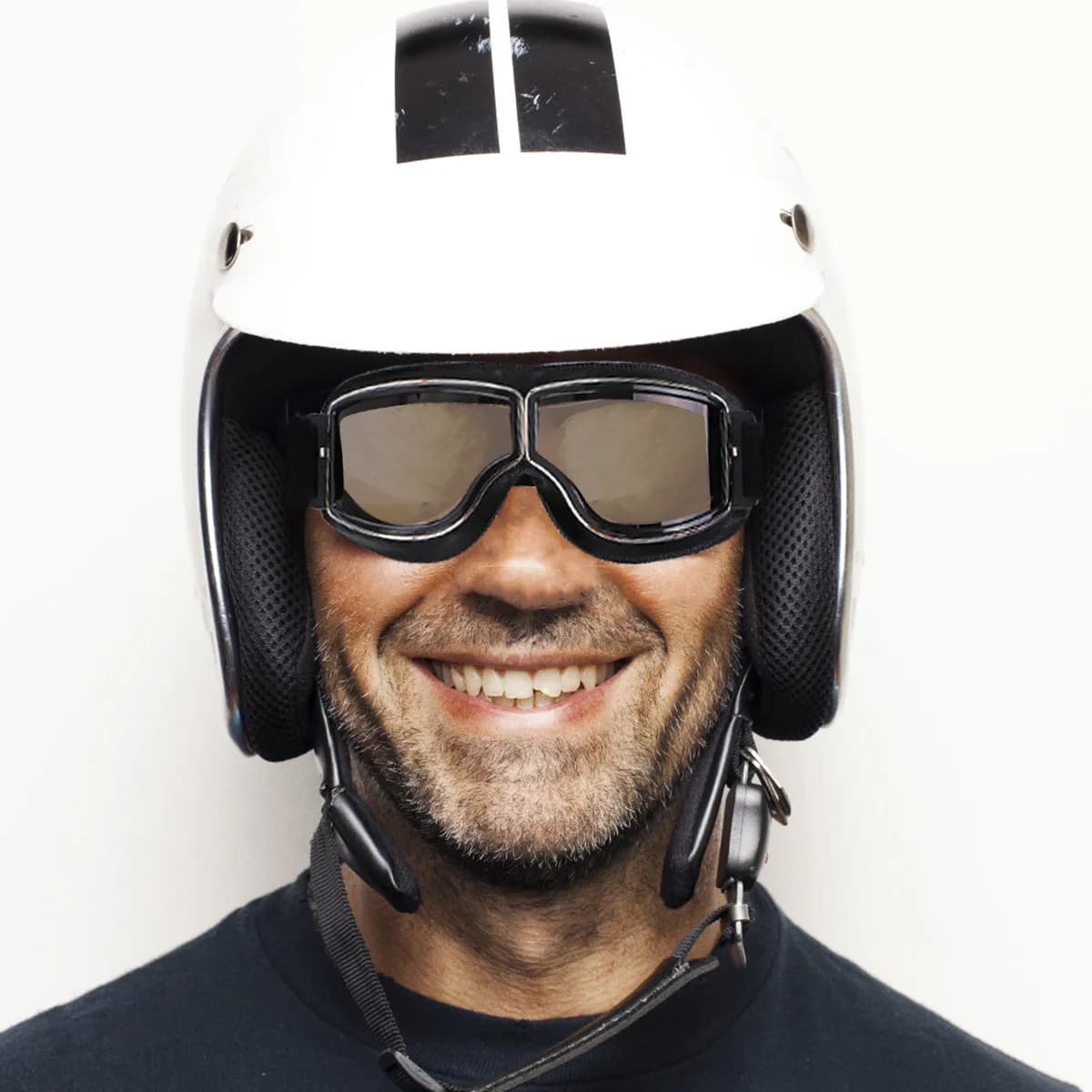 Occhiali da ciclismo invernali per sci, snowboard, moto, protezione UV400, antiappannamento, montatura nera, lenti marroni, elastici