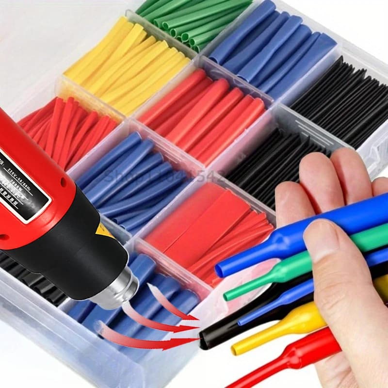 1300/650 Heat shrinking pipes Heat-resistant pipes Heat-resistant winding kit Electric connection cable Insulating gas