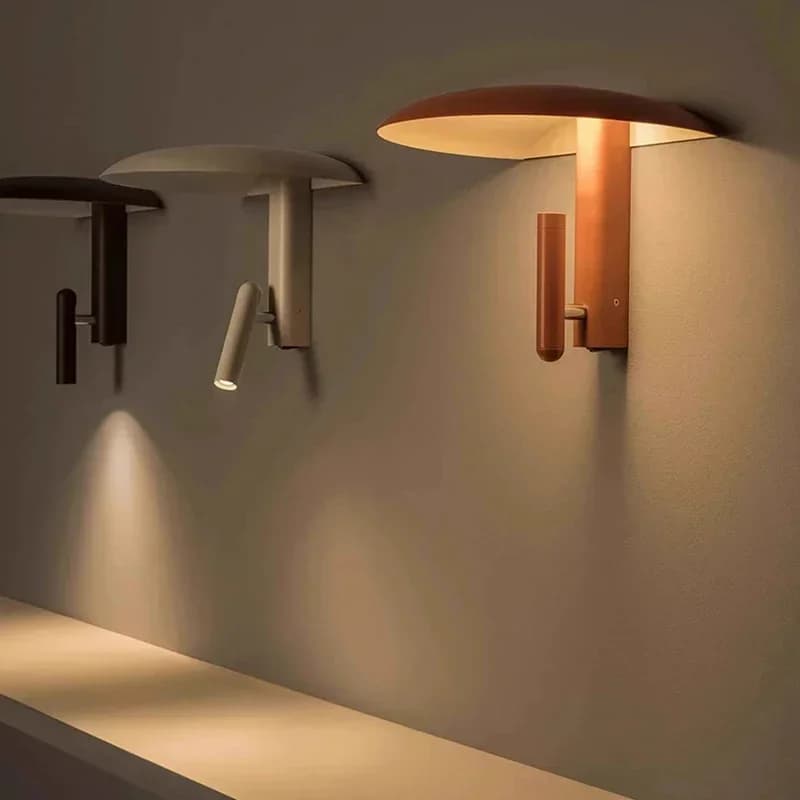 Lampada da parete moderna nordica stile nero arancione verde metallo girevole luce a led decorazioni per la casa soggiorno comodino camera da letto lampe salone