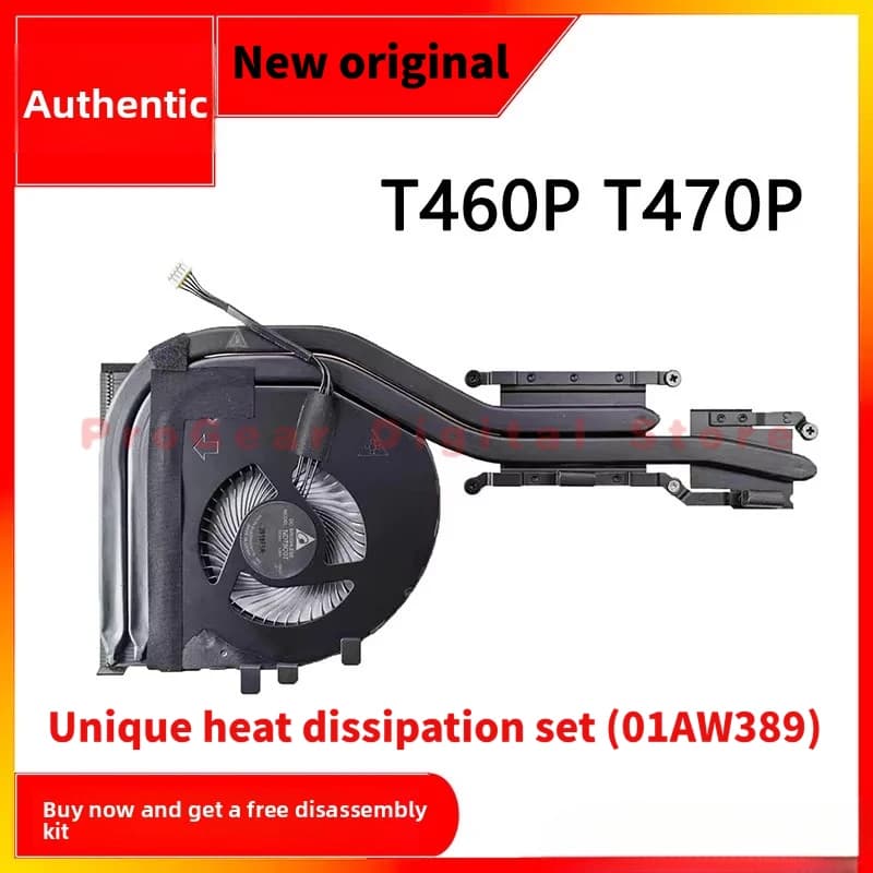 Nuovissimo dissipatore di calore e ventola originali per Lenovo ThinkPad T460P T470P