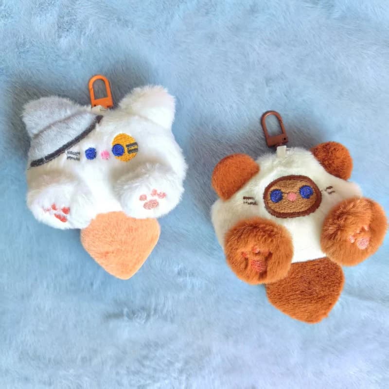 Cute Duck Cat Pendant, Bicycle Backpack Pendant, Pair Bag Keyring, Decorative Gift