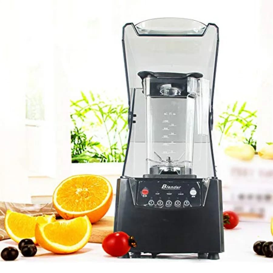 Silent 1,8L blender with Insorizing Cover, 2600W, Professional Bench with Insorization for Frullati, Smoothie and Fruit Foods
