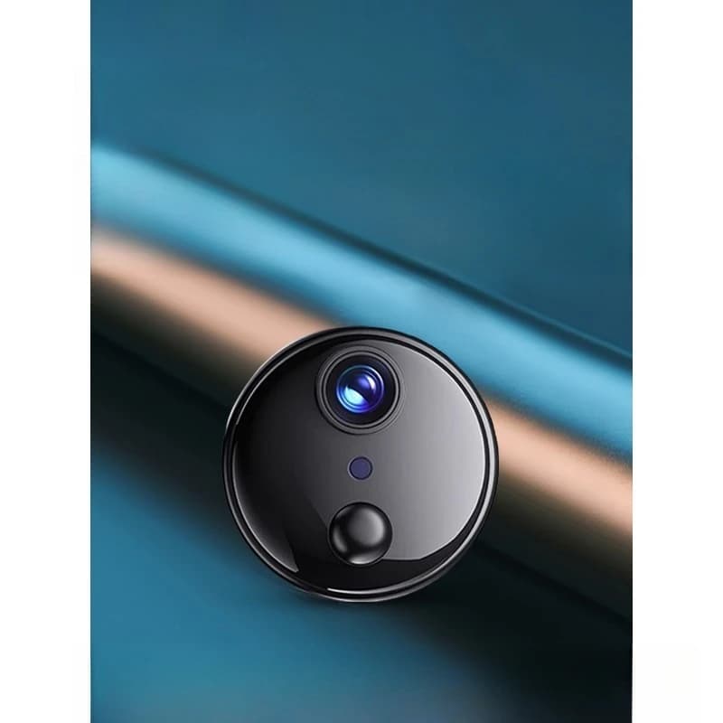 Telecamera di sorveglianza wireless plug-in-free telefono cellulare domestico remoto senza wifi visione notturna interna ad alta definizione occhio di gatto intelligente