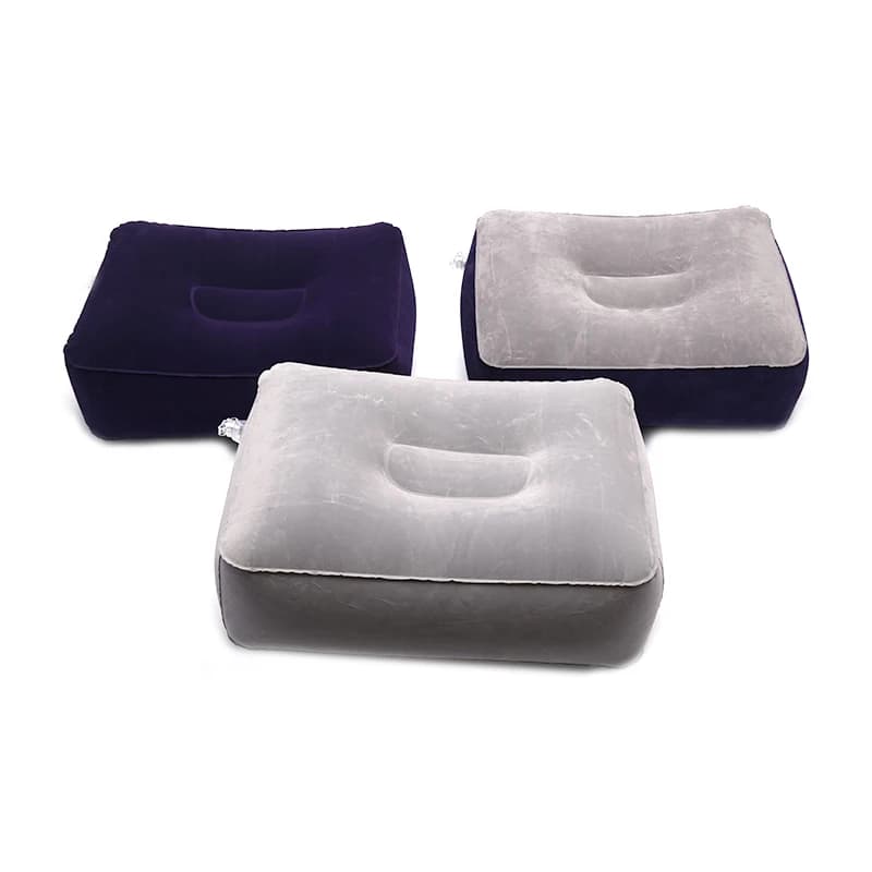 Utile gonfiabile portatile di viaggio per dormire cuscino poggiapiedi aereo auto Bus treno bambini letto poggiapiedi Pad PVC per auto da viaggio massaggio