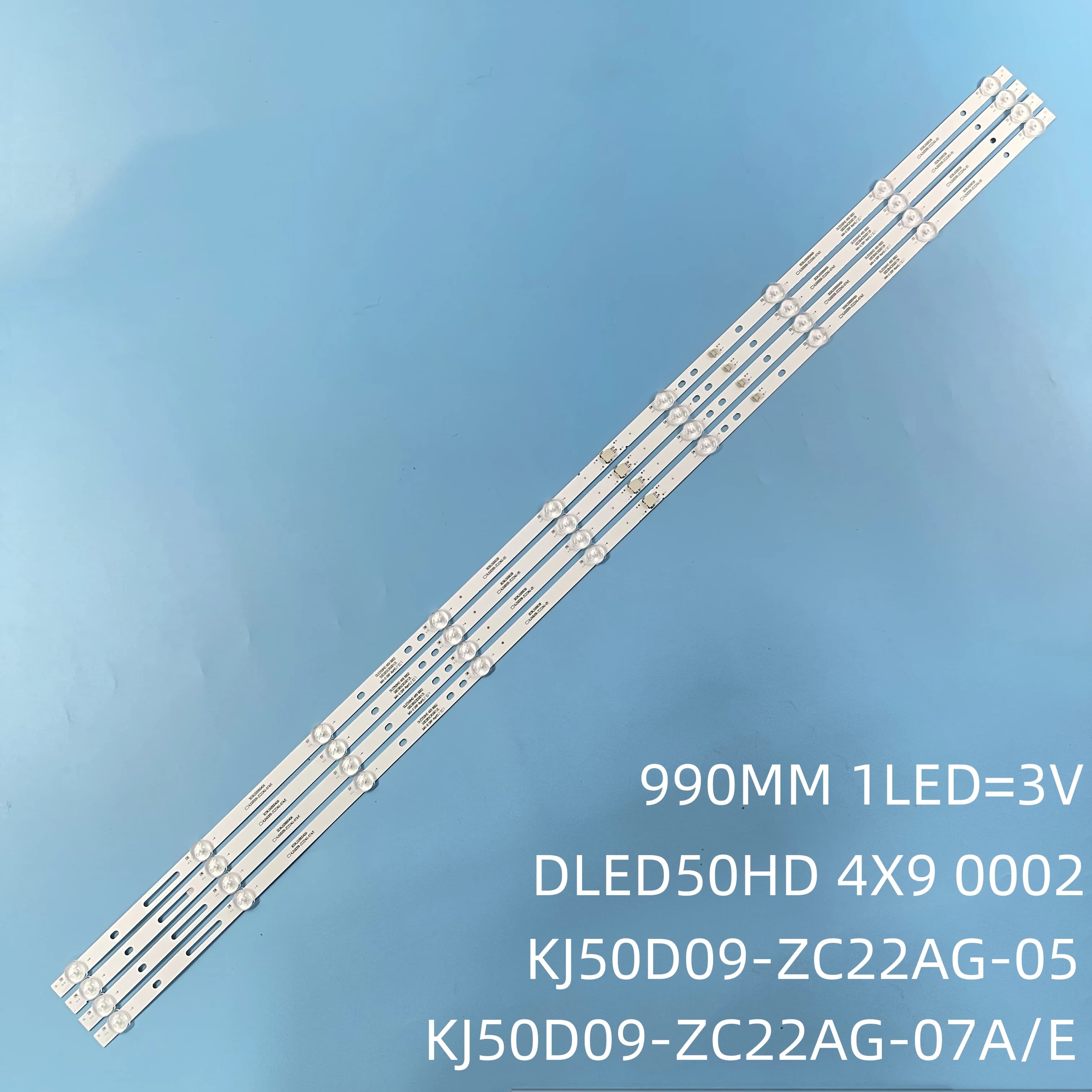 Striscia di retroilluminazione a LED 9 Lampade 50"TV HPK950 KJ50D09-ZC22AG-05 303KJ500038 LT-50N590A DLED50HD 4X9 0002 50D3B4CX50012R