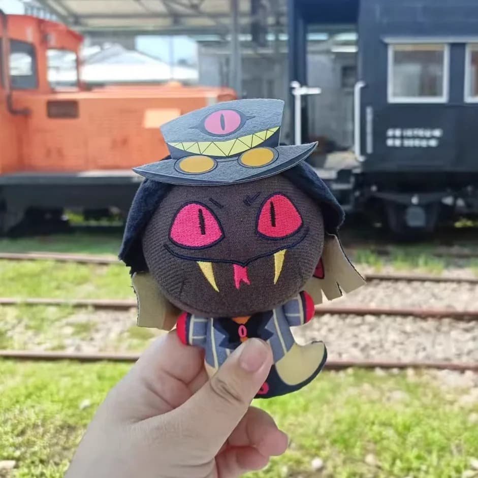 10 centimetri Hazbined Sir Pentious Plushies Farcito Portachiavi Decorativo Bakcpack Pendenti Giocattoli di Peluche Bambola Anime Vacanza Peluche Regali
