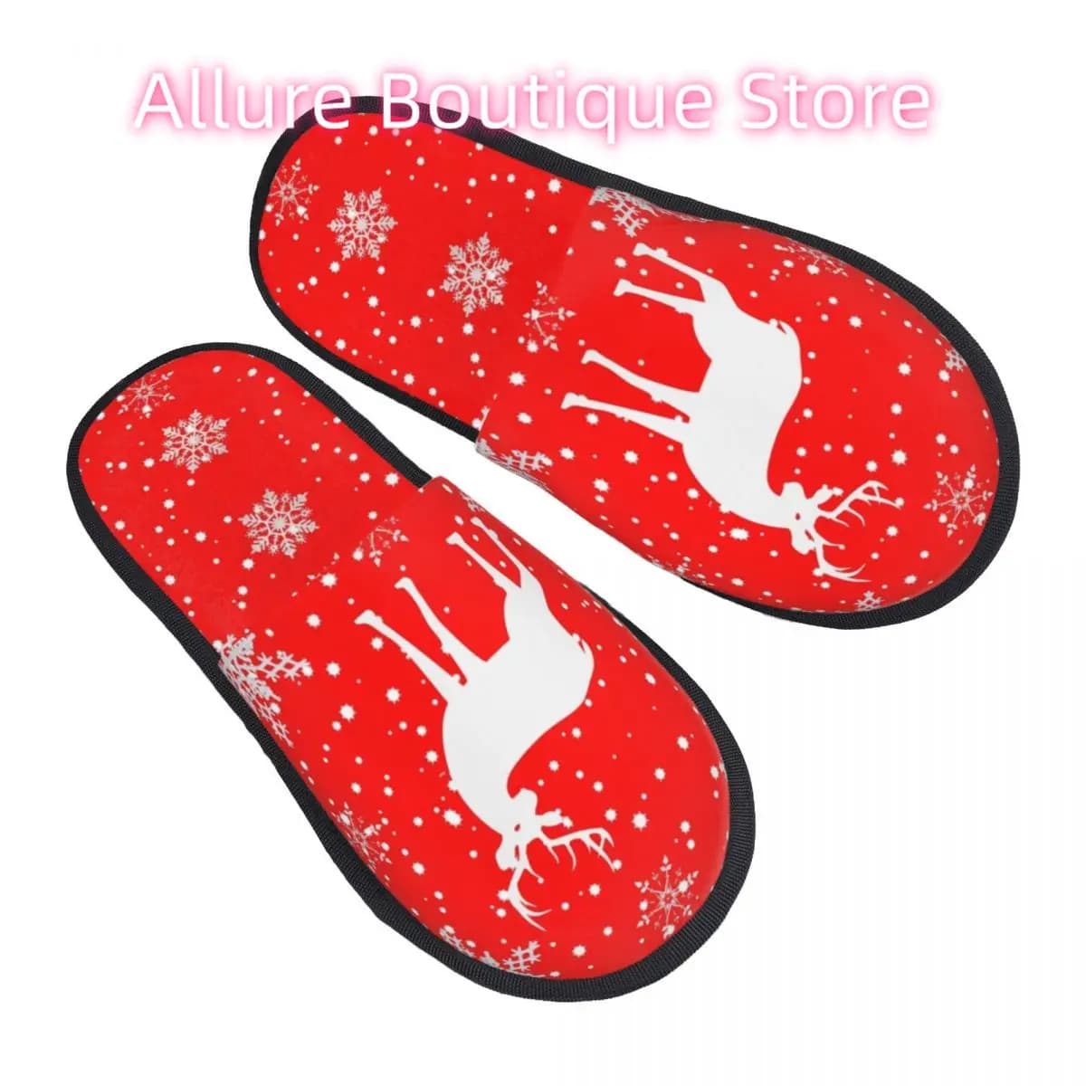 Women's custom Christmas gift home Slippers, comfortable memory foam bedroom slippers