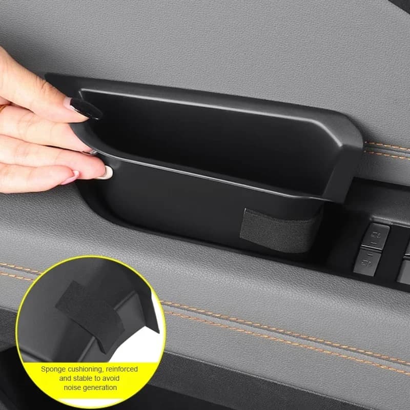 Per AUDI Q4 E-TRON F4 2022-2026 Auto Bracciolo Box di Stoccaggio ABS Console Centrale Organizzatore Vassoio Interno Scatola di Immagazzinaggio Riordino Accessorio