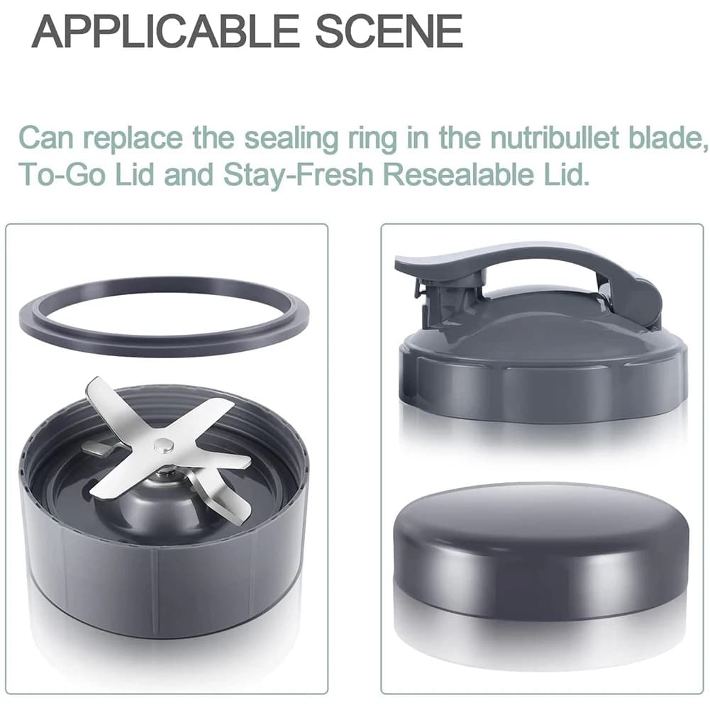 HIWS spare parts, 6-piece seal replacement, Pro 900W blender accessories spare parts