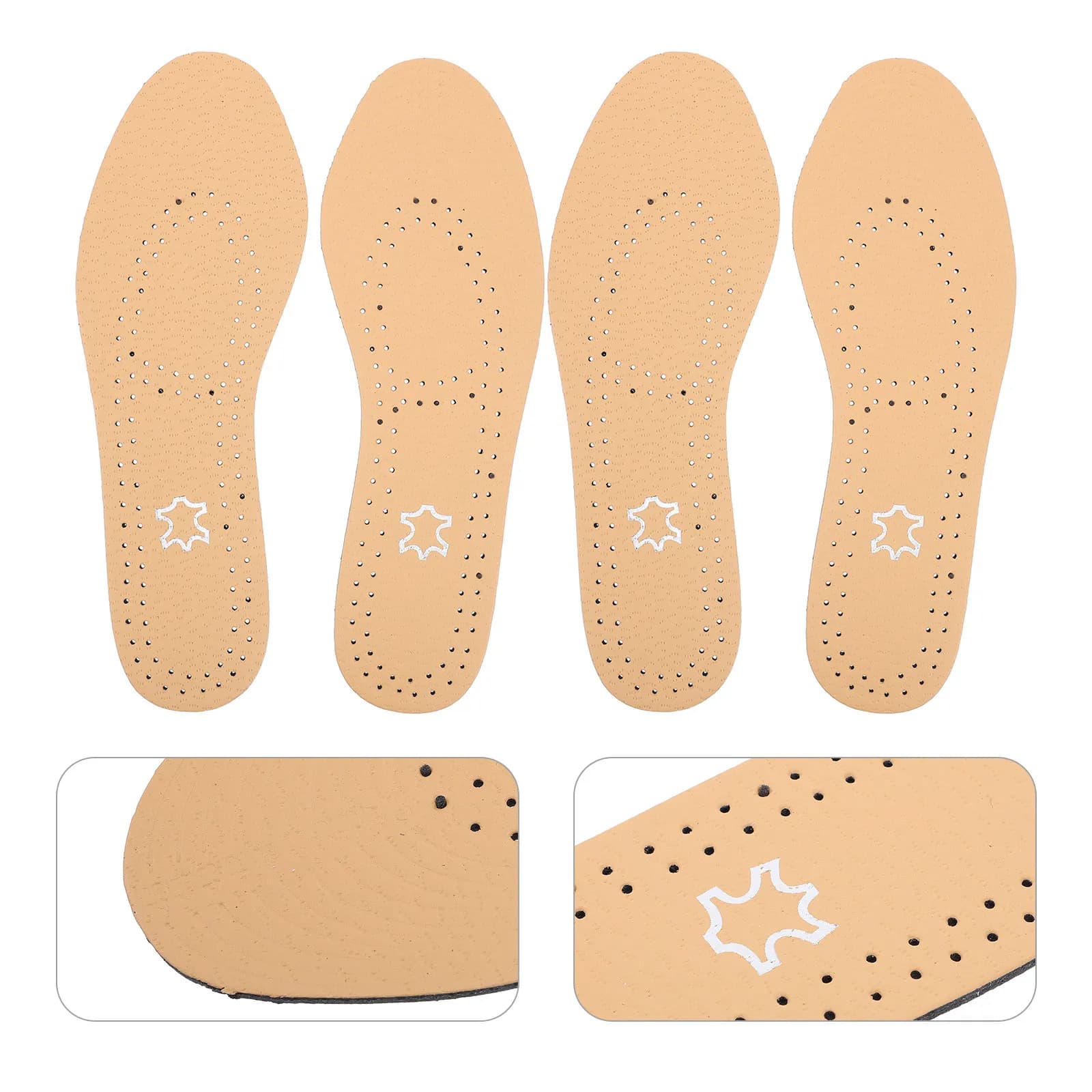 2Pairs Sweat-Absorbing Anti-Odor Shoe Insoles Trim-to-Fit Soft Cushioned Replacement Inserts for Men Women Sports Running