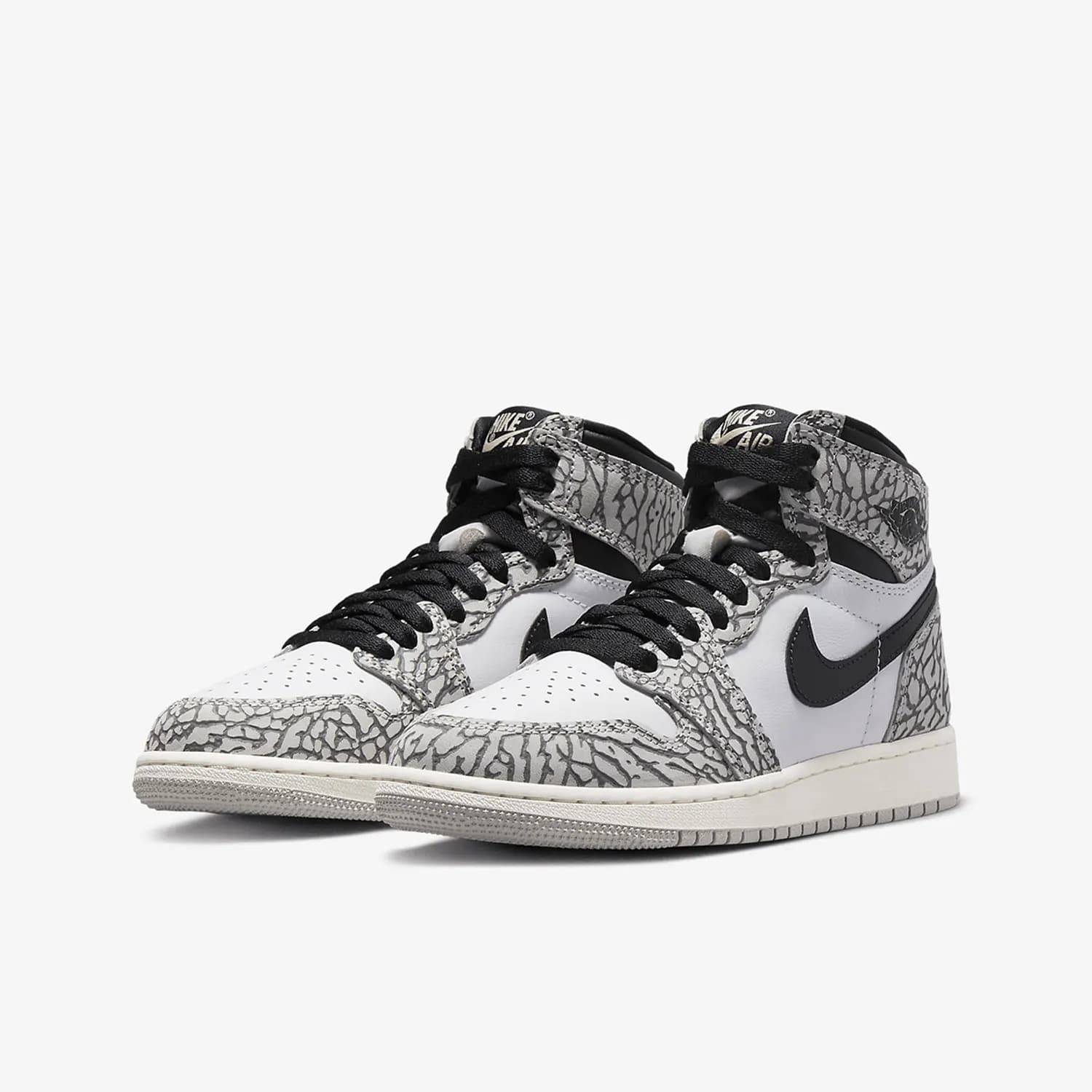 Scarpe da basket per bambini grandi Nike Air Jordan 1 GS originali per ragazze FD1437-052