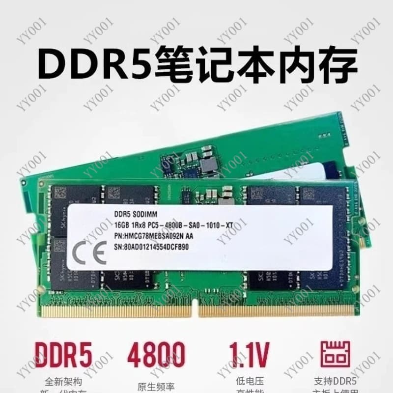 RAM DDR5 per Laptop 8GB 16GB 4800MHz 5600MHz Modulo di Memoria SODIMM per Notebook