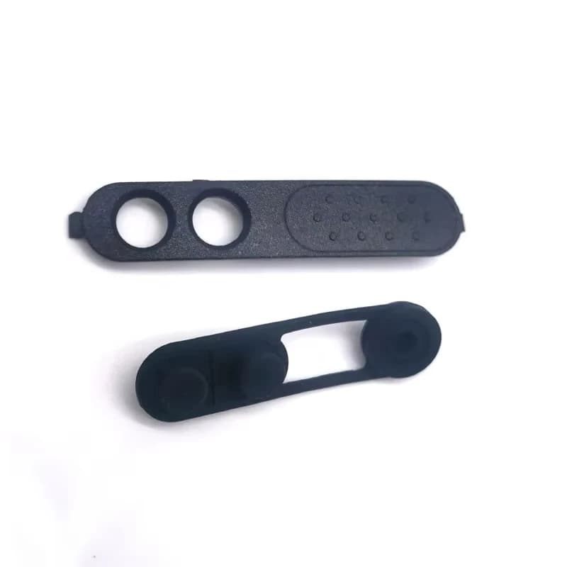 Pulsante PTT con blocco e tasti in gomma PTT per kit di riparazione radio portatile Motorola XIR P3688 DEP450 DP1400, accessorio per walkie-talkie