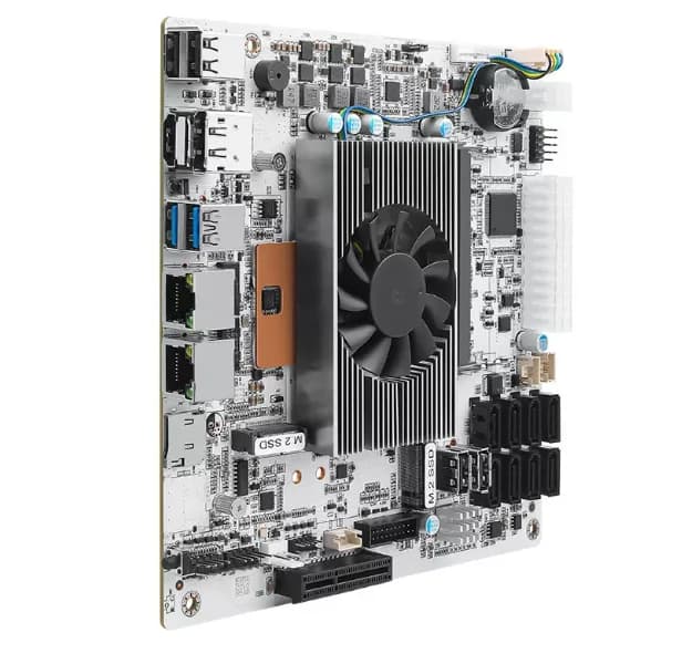 For NAS Motherboard 8-Bay with i5-8265U, 8 SATA, Dual M.2, DDR4 for Home Office Storage