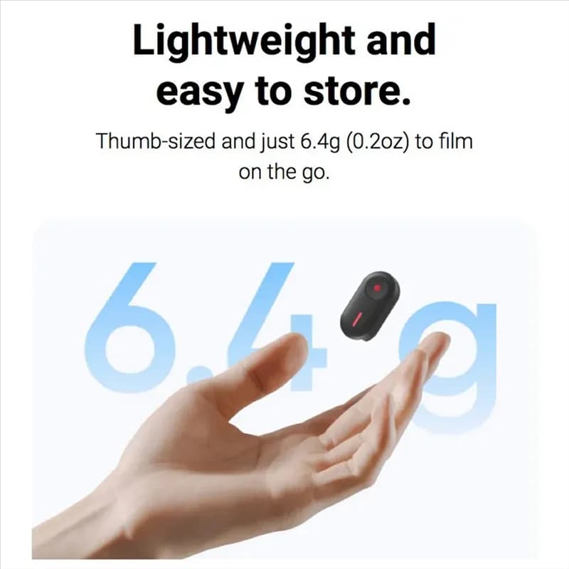 【Preferito del Shopper!】Mini accessori remoti Insta360 X4 Insta 360 X5 / X4 / Ace Pro 2 / GO 3S Bluetooth originale