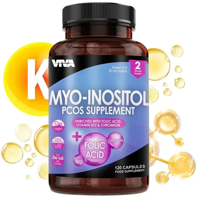 My-Inositol Supplement for PCOS - Promotes Hormonal Balance and Ovarian Health, Adjusts Mestrual Cycles and Improves Love
