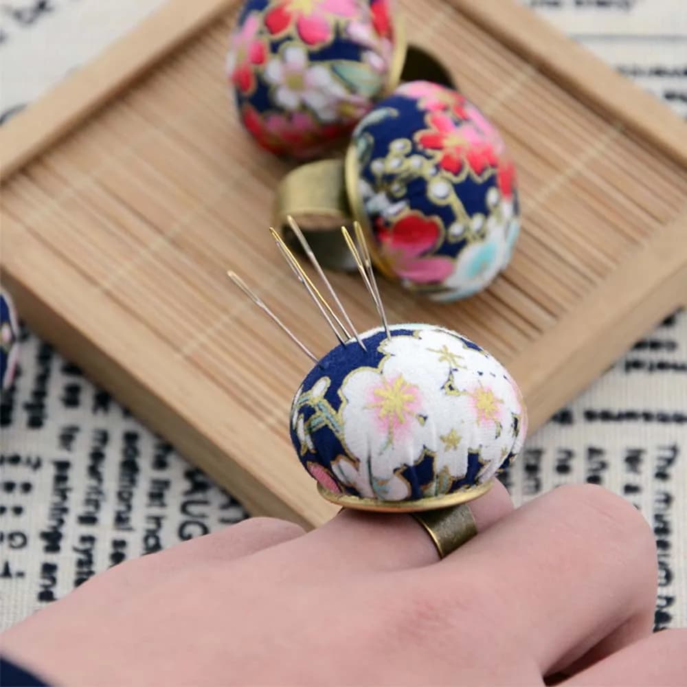 Per Ricamo a Punto Croce, Tessuto in Cotone, Strumenti da Cucito, Accessori per Cucito ad Anello, Cuscino Porta Aghi, Porta Spille, Porta Aghi