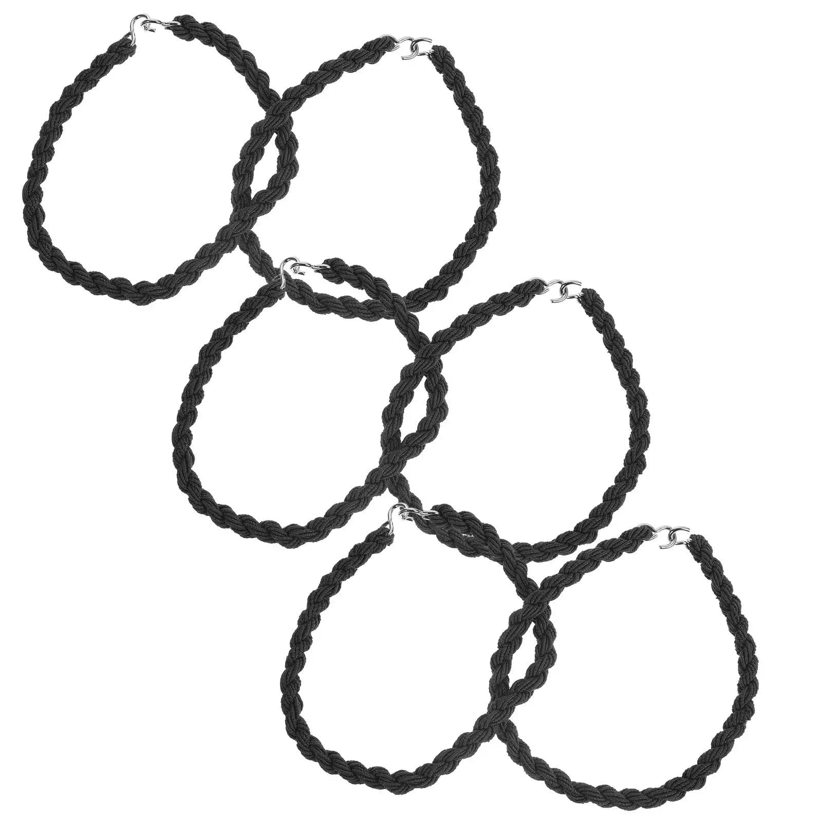 6 Pezzi Corde Elastiche Riutilizzabili per Stivali, Cinghie per Gambe da Esterno, Fasce per Campeggio, Escursionismo, Trail Running, Protezione da Sabbia, Sporcizia e Insetti