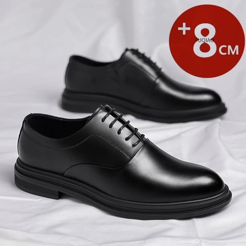 Scarpe eleganti con ascensore da uomo 3 cm 6 cm 8 cm Altezza Aumenta comode scarpe da lavoro formali Calzature di lusso alla moda per uomo