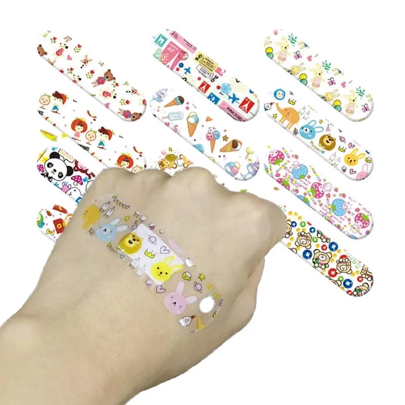 120 pezzi cerotto impermeabile per bambini cerotto adesivo traspirante cartone animato coreano mini cerotto per ferita per bambini primo bendaggio adesivo