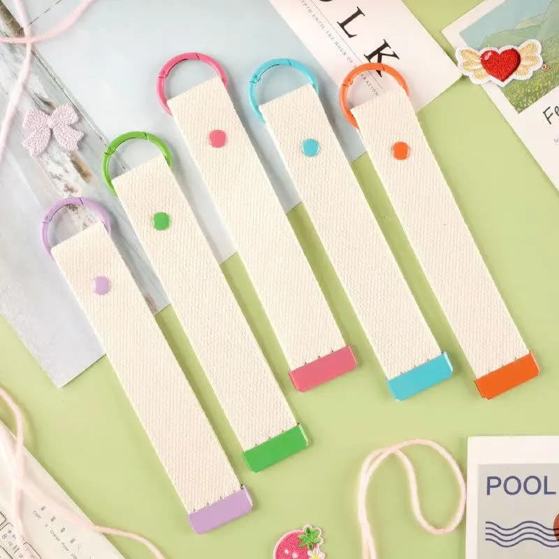 C New Webbing Strap Colorful Ribbon Rope Keychain Simple Durable Keychain Lanyard Versatile INS DIY Canva Strap Unisex